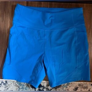 Women's Blue Athletic Shorts